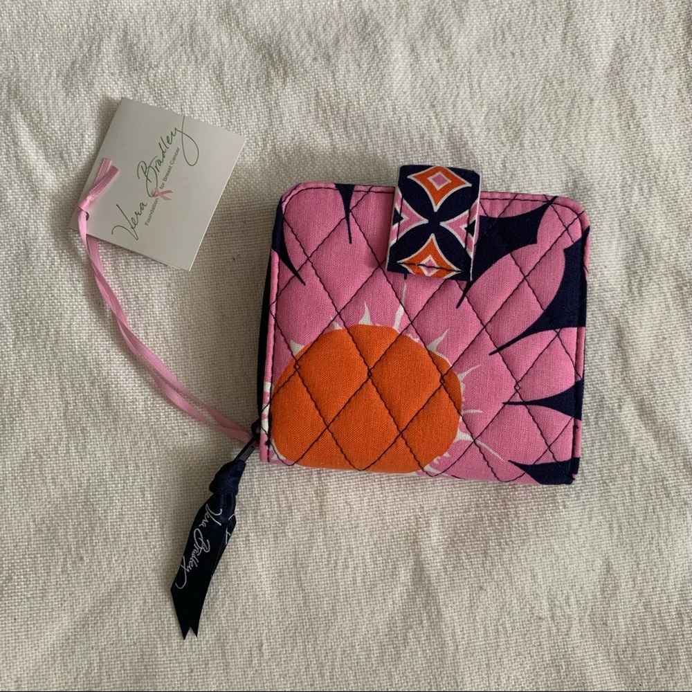 NWT Vera Bradley Loves Me Mini Zip Wallet